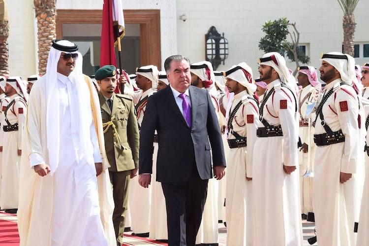 لقاءات و إجتماعات قطرى طاجيكستانى على أعلى مستوى