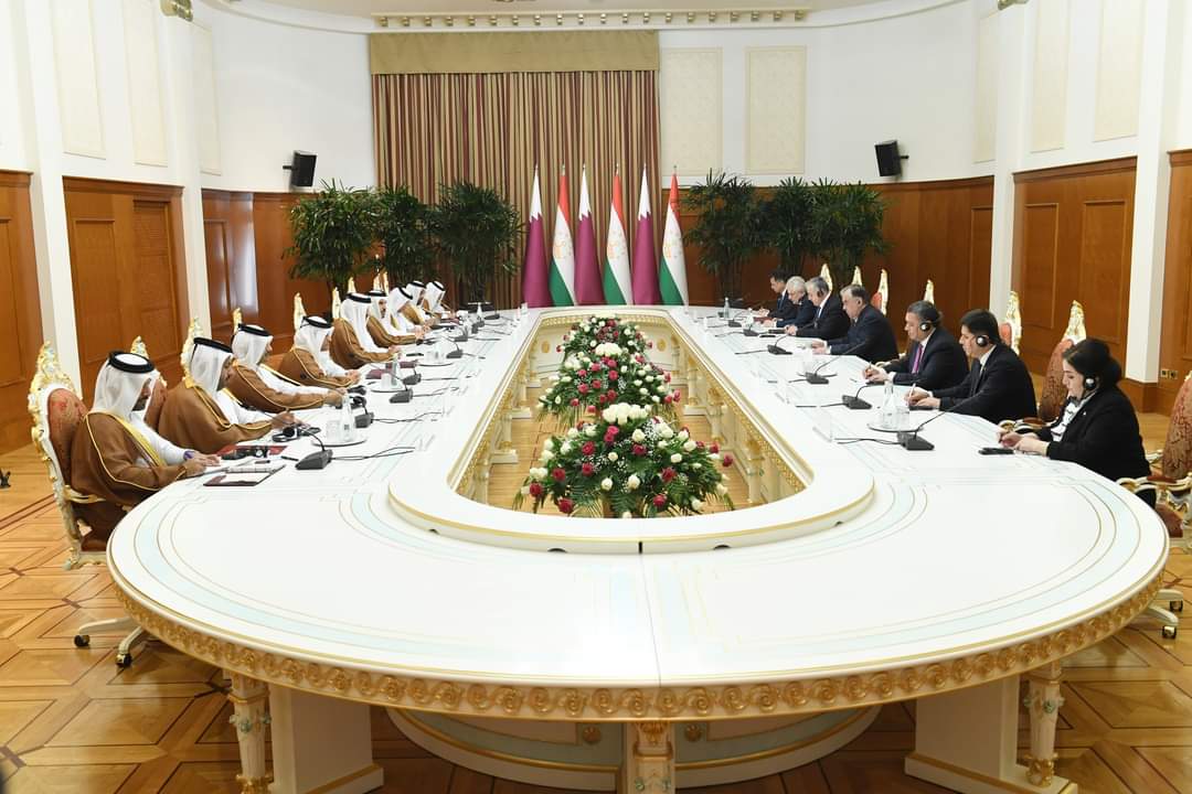 اجتماعات ومفاوضات رفيعة المستوى بين جمهورية طاجيكستان و دولة قطر