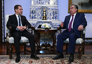 Meeting with the Prime Minister of the Russian Federation Dmitry Medvedev