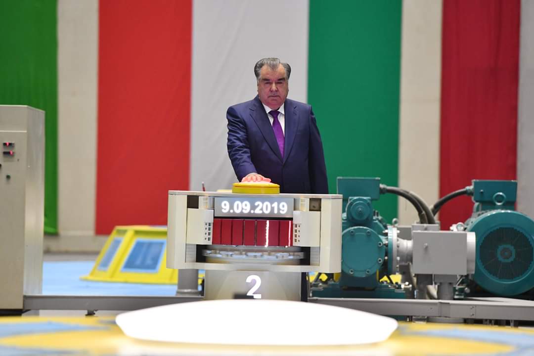 Roghun Hydropower Plant Second Unit Launch Ceremony