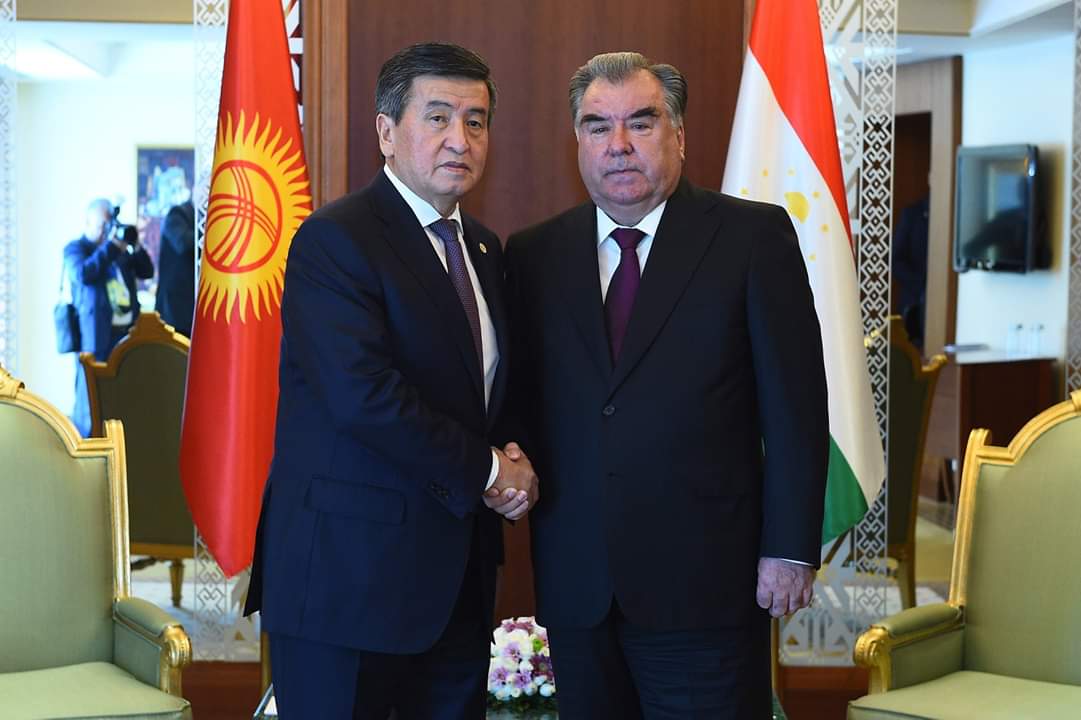 Meeting with the President of the Kyrgyz Republic Sooronbay Jeenbekov