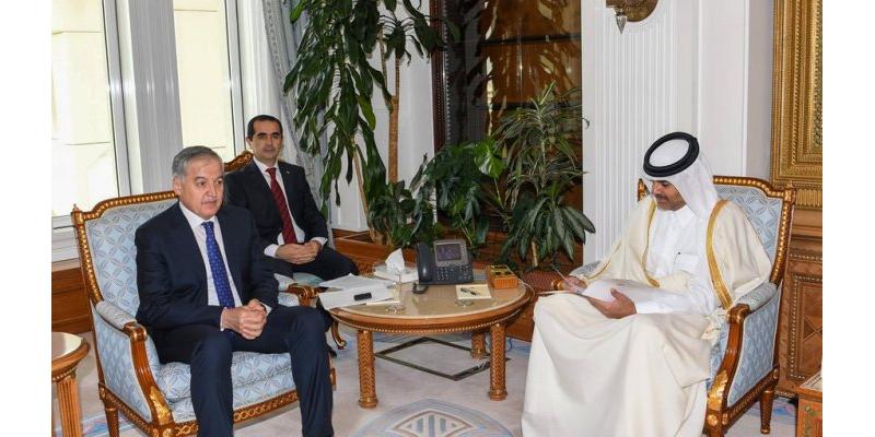 Meeting of the Foreign Minister with the Prime Minister of Qatar