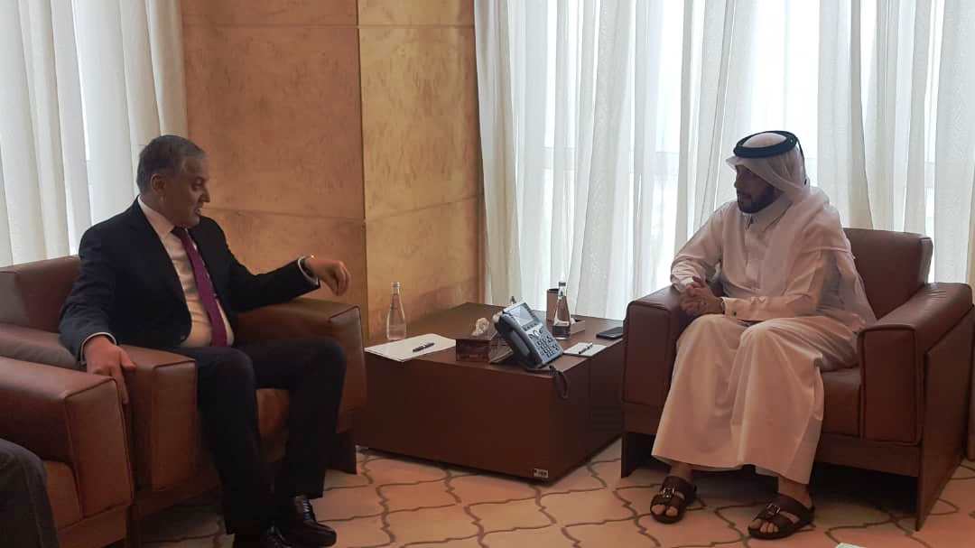 Meetings with the heads of financial and investment companies of Qatar